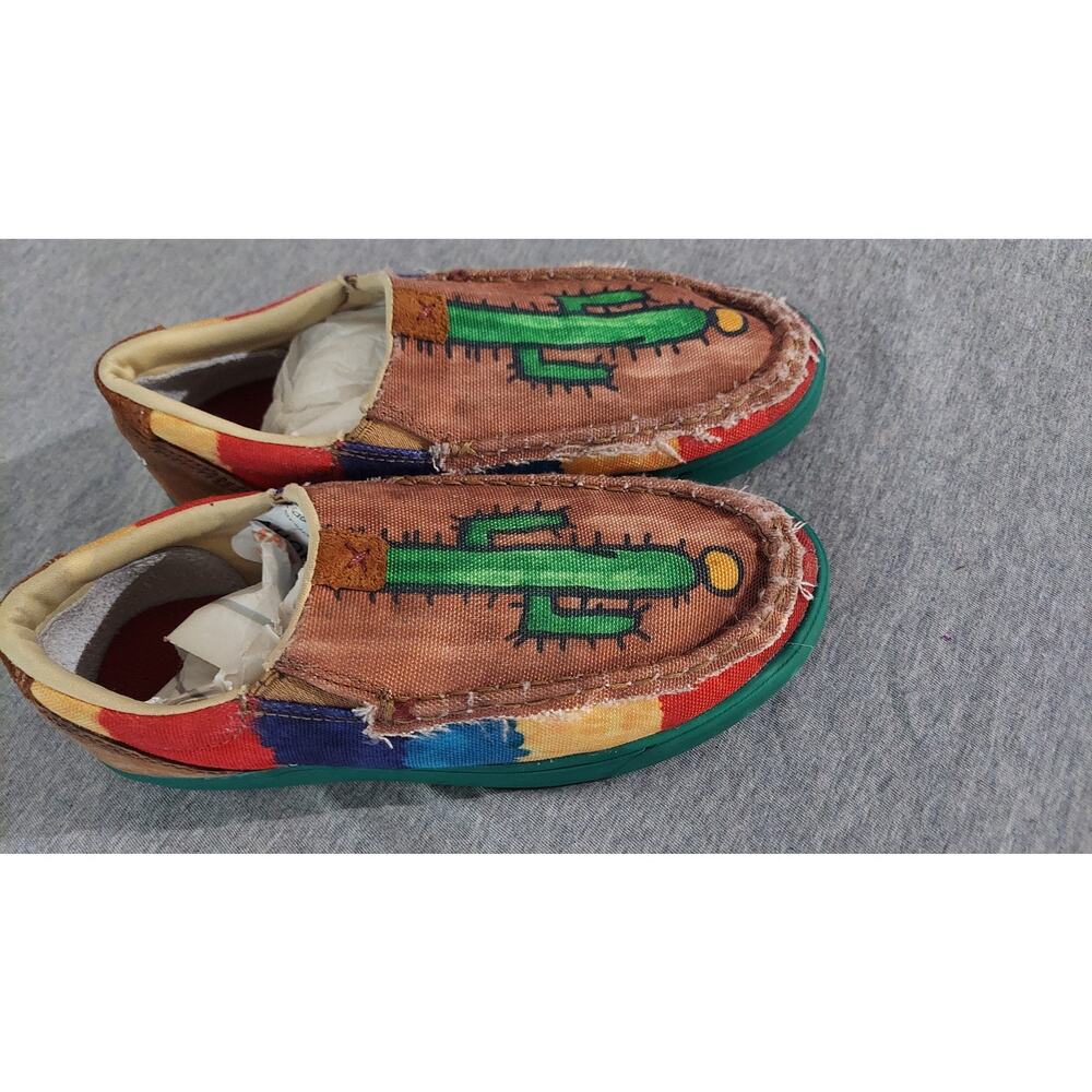 Twisted X Boys Slip on Cactus Design Sz 3M